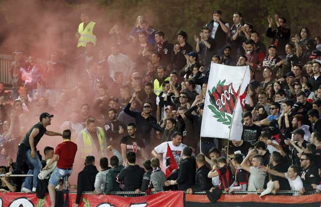 Photo : Bosetti capo des Niçois à Evian