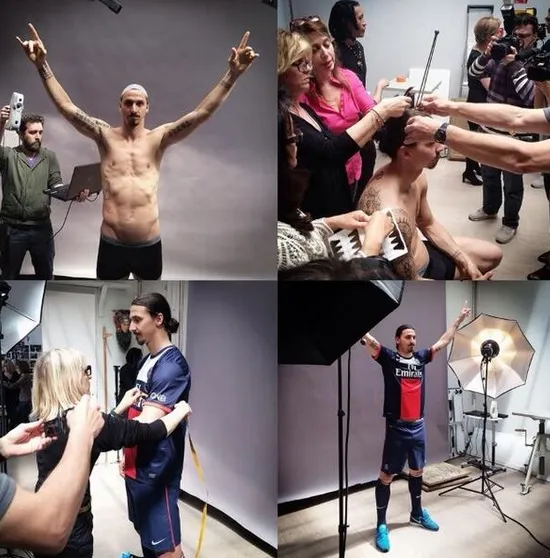 Photo : Ibra bientôt au musée Grévin