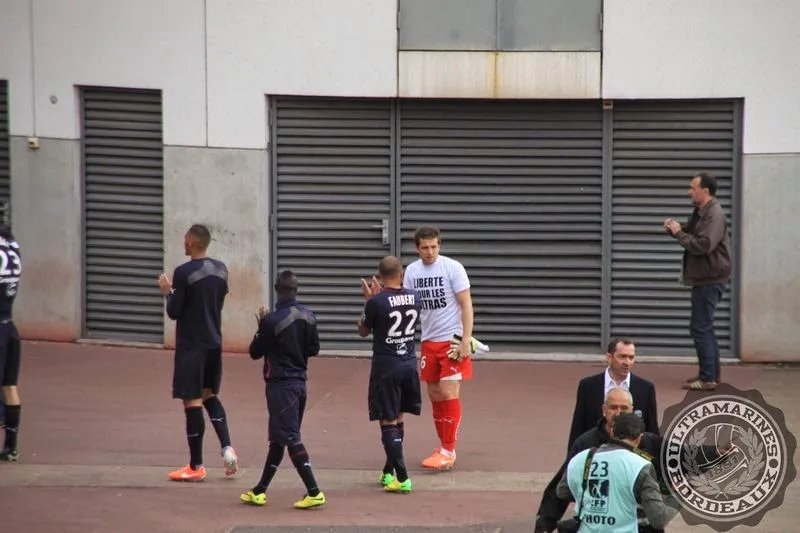 Photo : Carrasso avec les ultras