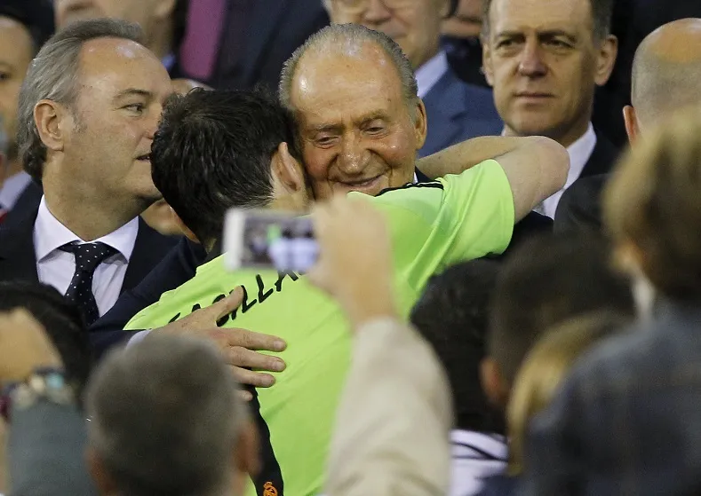 Juan Carlos, foot et royaume de France