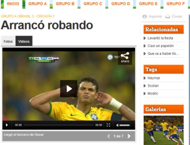 «<span style="font-size:50%">&nbsp;</span>Le Brésil débute en volant<span style="font-size:50%">&nbsp;</span>»