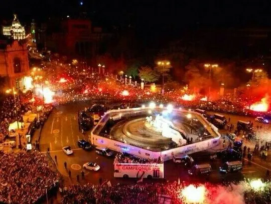 Photo : La fête à Madrid