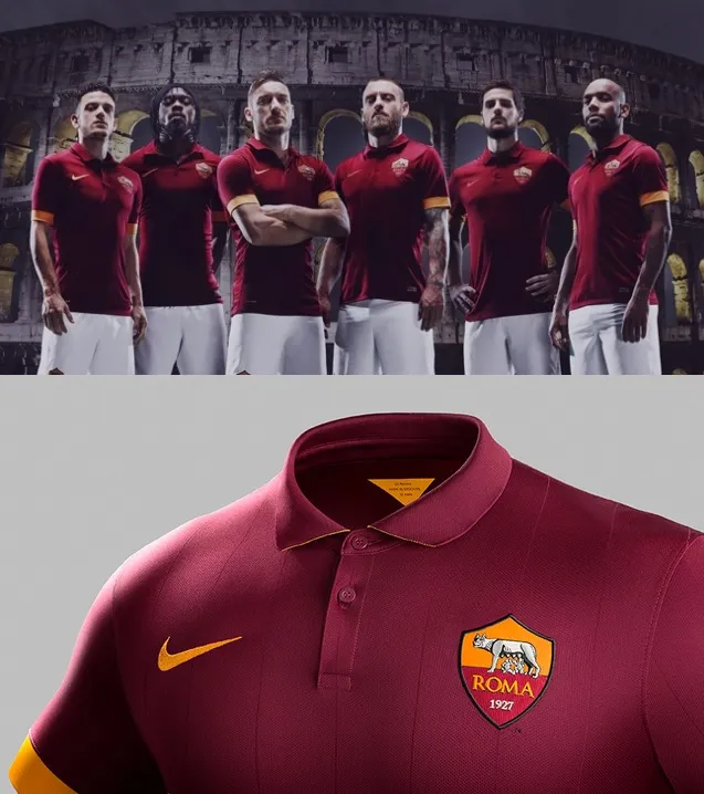 Photo : Le nouveau maillot de la Roma