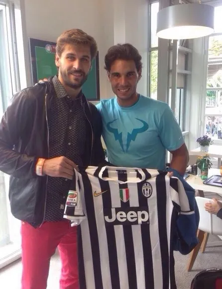 Photo : Llorente rend visite à Nadal