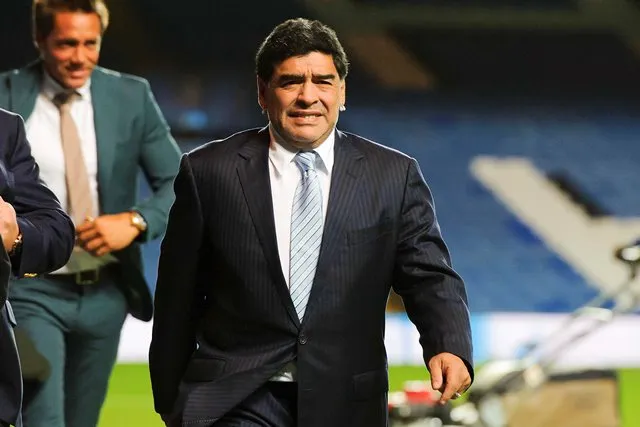Maradona et le «<span style="font-size:50%">&nbsp;</span>moustachu<span style="font-size:50%">&nbsp;</span>» Del Bosque