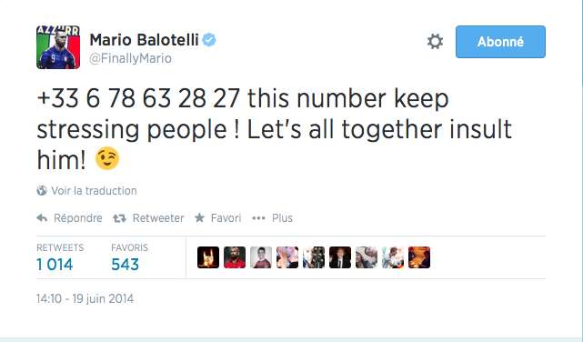 On a appelé le pote de Balotelli…