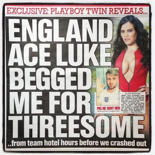 Photo : Scandale sexuel pour Luke Shaw ?