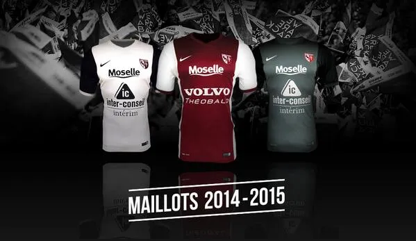 Photo : Les maillots du FC Metz