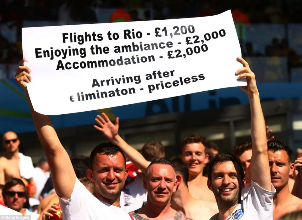 Photo : les fans anglais pas rancuniers