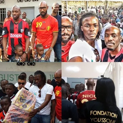 Photo : Anelka derrière la Belgique