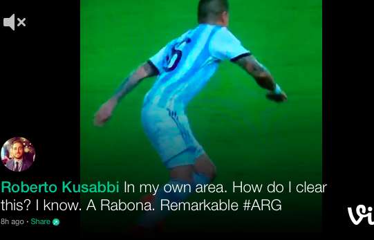 Vine : Coup du foulard de Rojo