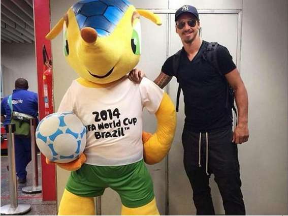 Photo : Zlatan est à Rio
