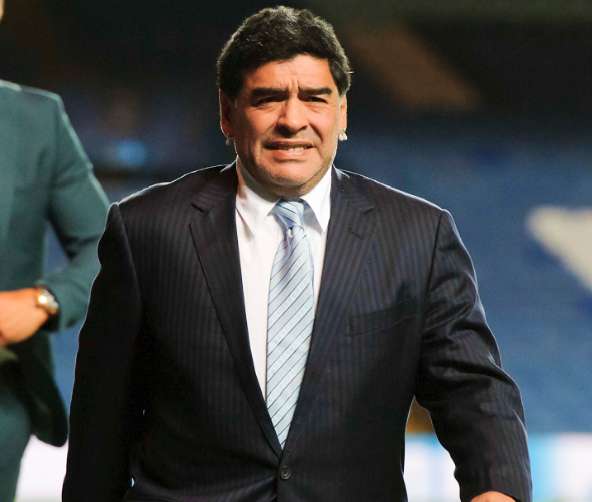 L&rsquo;hommage de Maradona