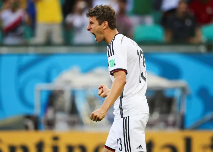 Quelle célébration de but pour Thomas Müller ?