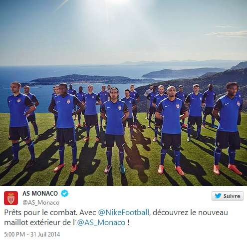Photo : Le maillot extérieur de l’ASM