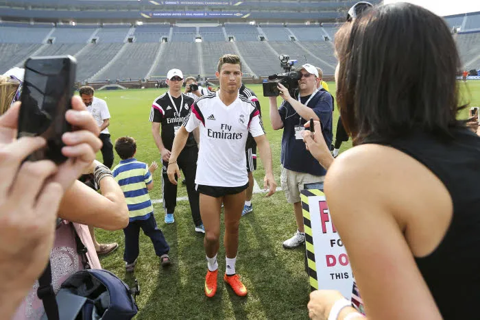 CR7 entre LeBron James et Bolt