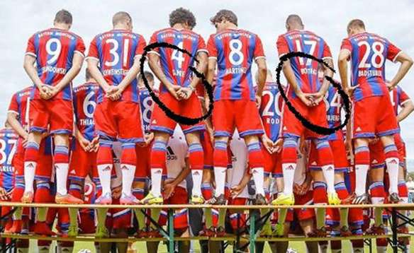 Photo : Boateng et Dante pris sur le fait