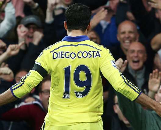 Diego Costa joueur du mois en Angleterre