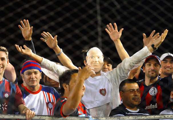 La Copa Libertadores présentée au pape