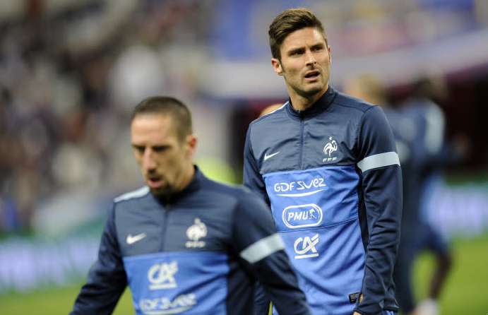 Giroud parle de Ribéry