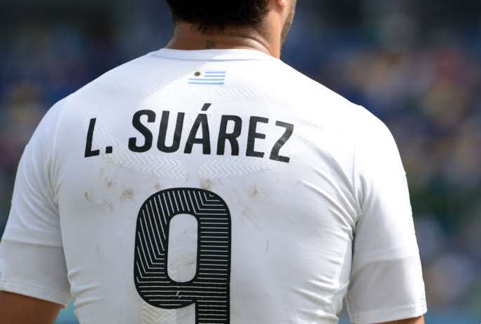 Suárez avec l&rsquo;Uruguay en amical