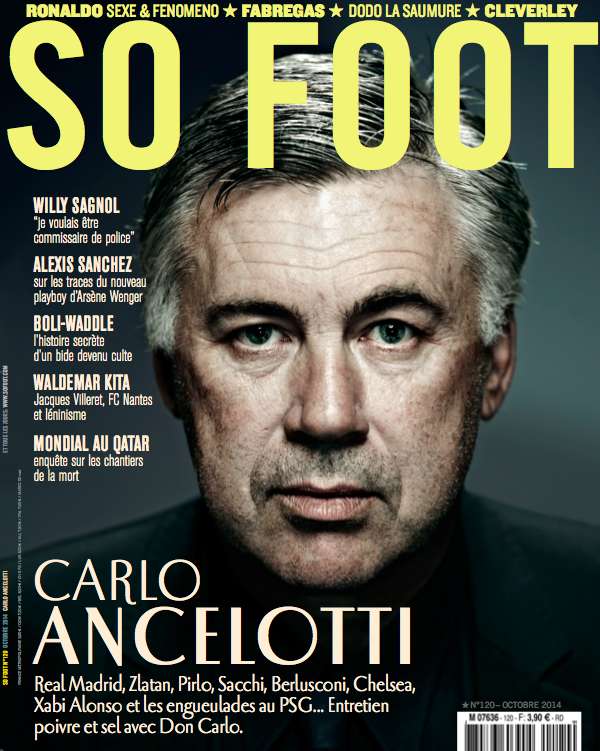 SO FOOT #120 &#8211; Carlo Ancelotti