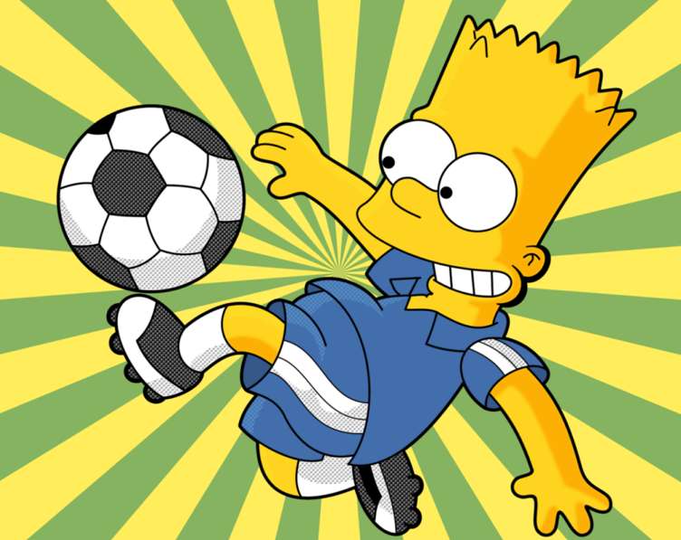 Sport dans les séries : les Simpson, une drôle de vision du football -  L'Équipe