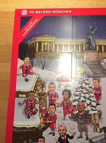 Photo : le calendrier de l&rsquo;Avent du Bayern