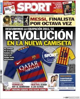 Photo : Le maillot du Barça pour 2015/2016 ?