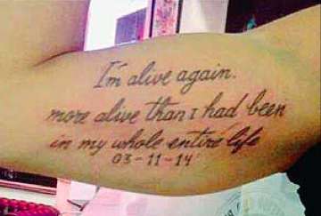 Photo : Le tatouage de Gutiérrez