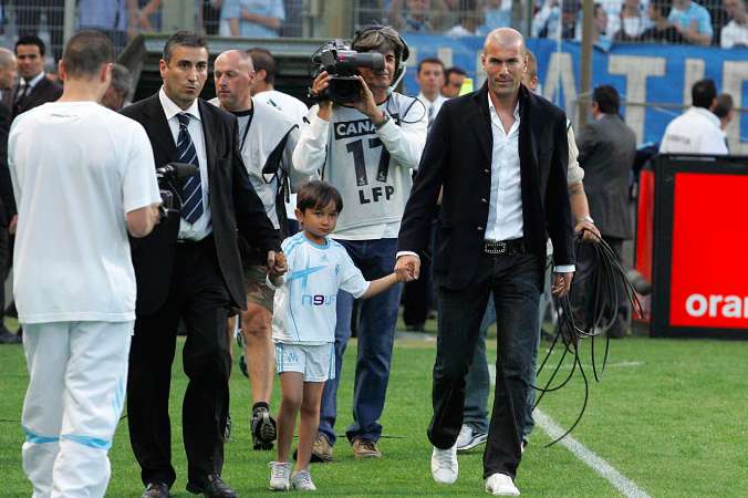 Zizou entraîne la réserve de l&rsquo;OM
