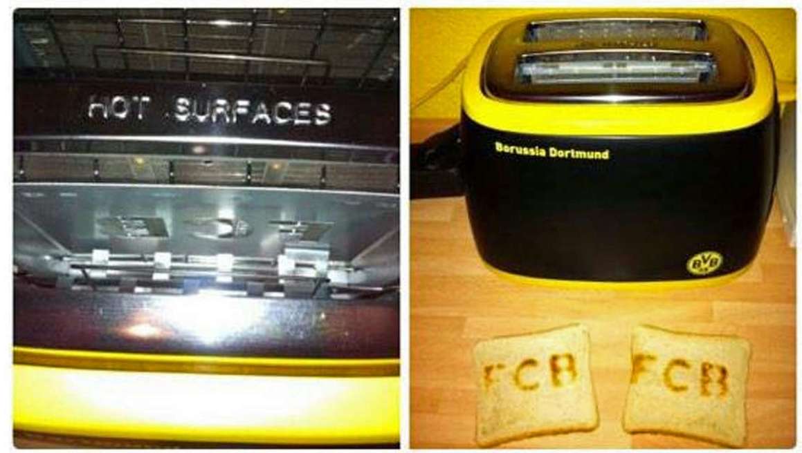 Photo : le toaster du BVB