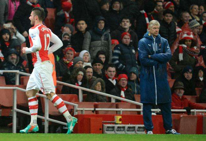 Coup de boule de Giroud : Wenger réagit