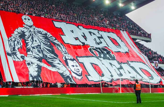 Steven Defour réagit au tifo