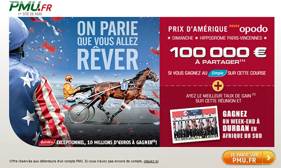 Prix d&rsquo;Amérique 2015 : pronostics, analyse, partants et 300€ offerts pour parier