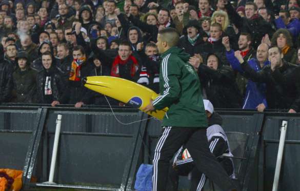 La banane des supporters de Feyenoord