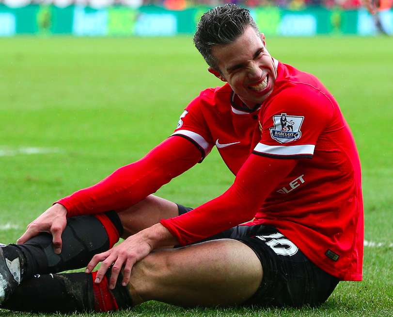 Van Persie absent un mois