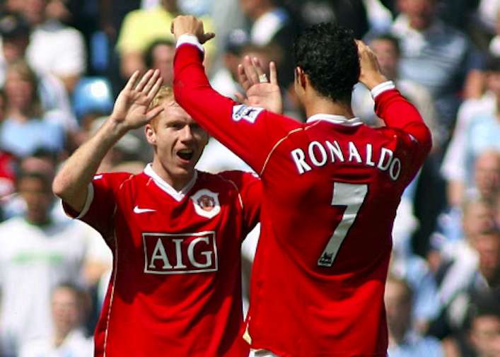Scholes et Ronaldo, les meilleurs selon Rooney