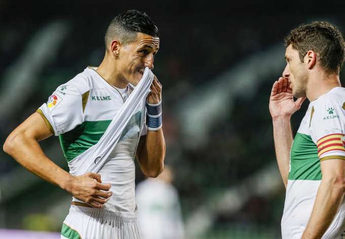 Les joueurs d&rsquo;Elche manifestent