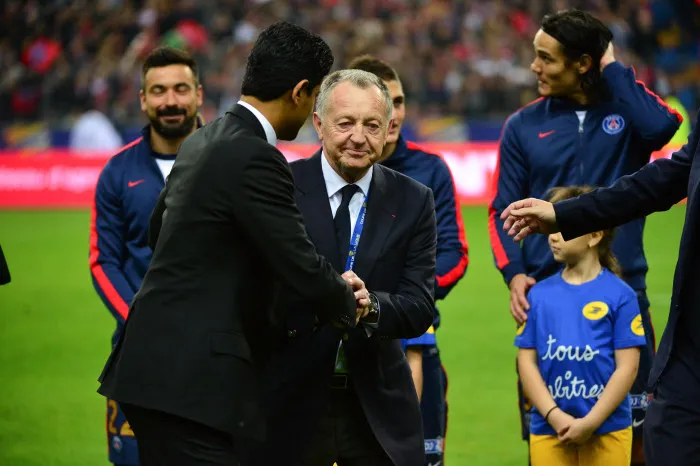 Al-Khelaïfi s&rsquo;accroche avec Aulas