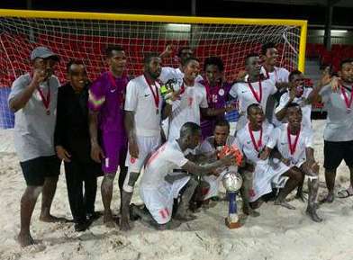 Madagascar champion de beach soccer