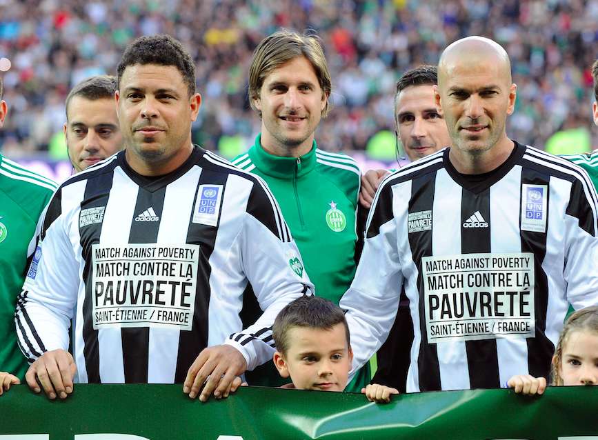 Ronaldo et Zizou coéquipiers