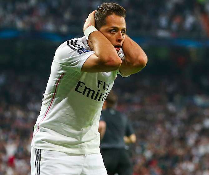 Henry sévère avec Chicharito