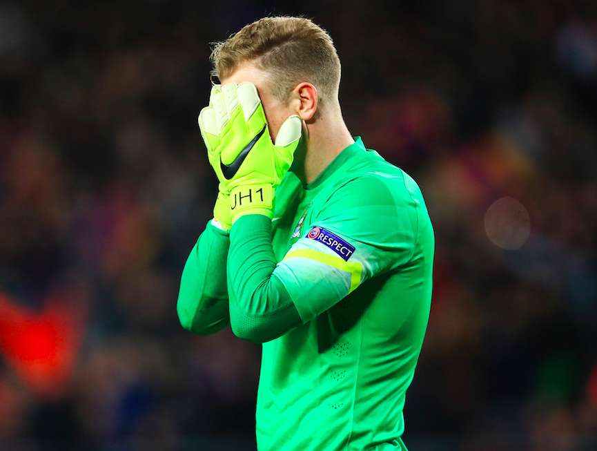 Joe Hart est dépité