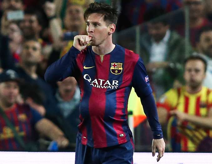 Messi double Ronaldo