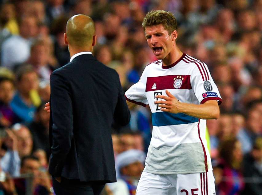 Müller et la tactique de «<span style="font-size:50%">&nbsp;</span>merde<span style="font-size:50%">&nbsp;</span>» de Guardiola