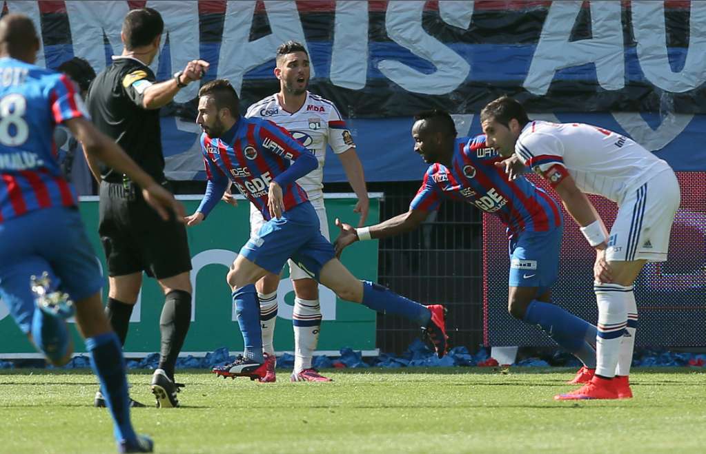 Lyon crache ses tripes à Caen