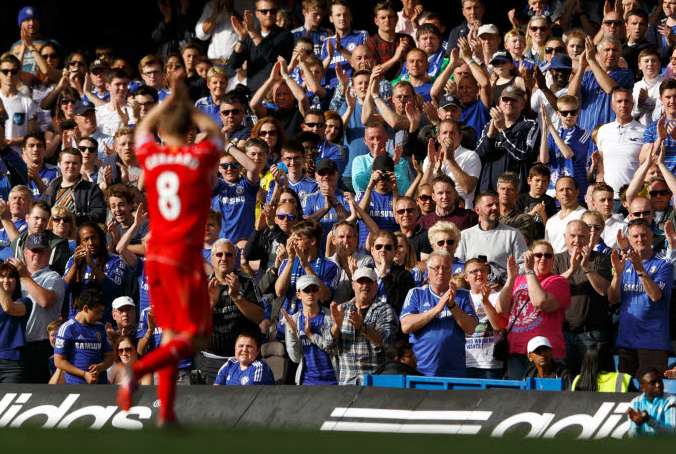 Gerrard relativise l&rsquo;ovation de Stamford Bridge