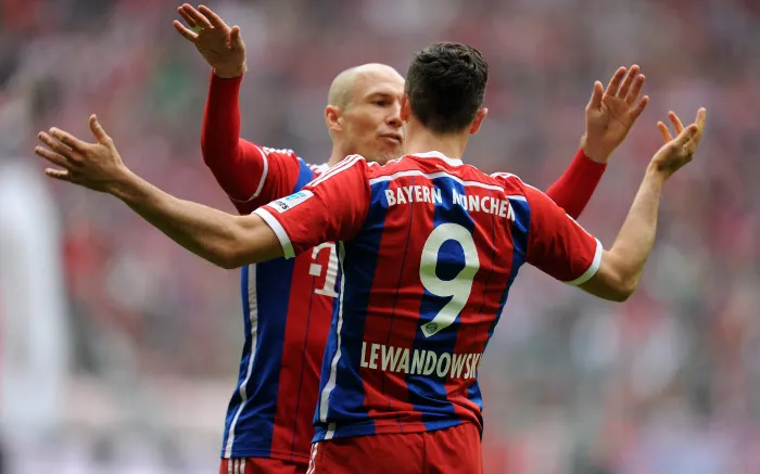 Robben et Lewandowski touchés