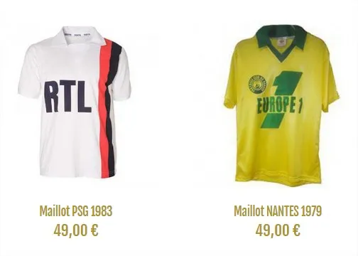 Achetez vos maillots vintage sur la boutique SO PRESS